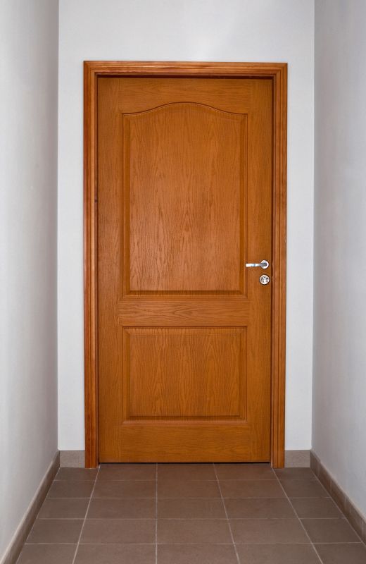 Mahogany Door Installation